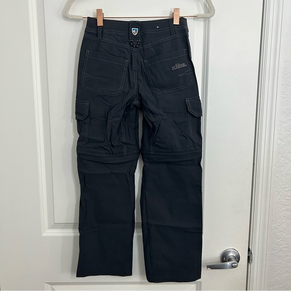 Kuhl Outdoor Renegade Recco Hiking Cargo Convertible Gray Pants Youth Small - Picture 5 of 14